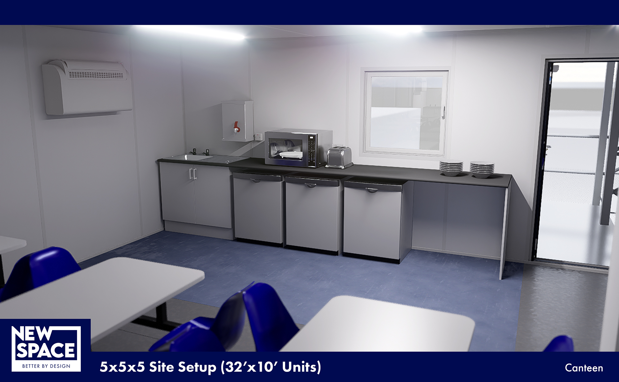 Newspace 5on5on5 setup Canteen